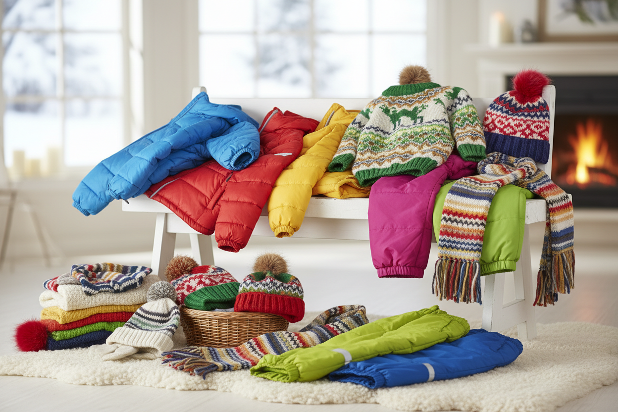 Kids outdoor clothing