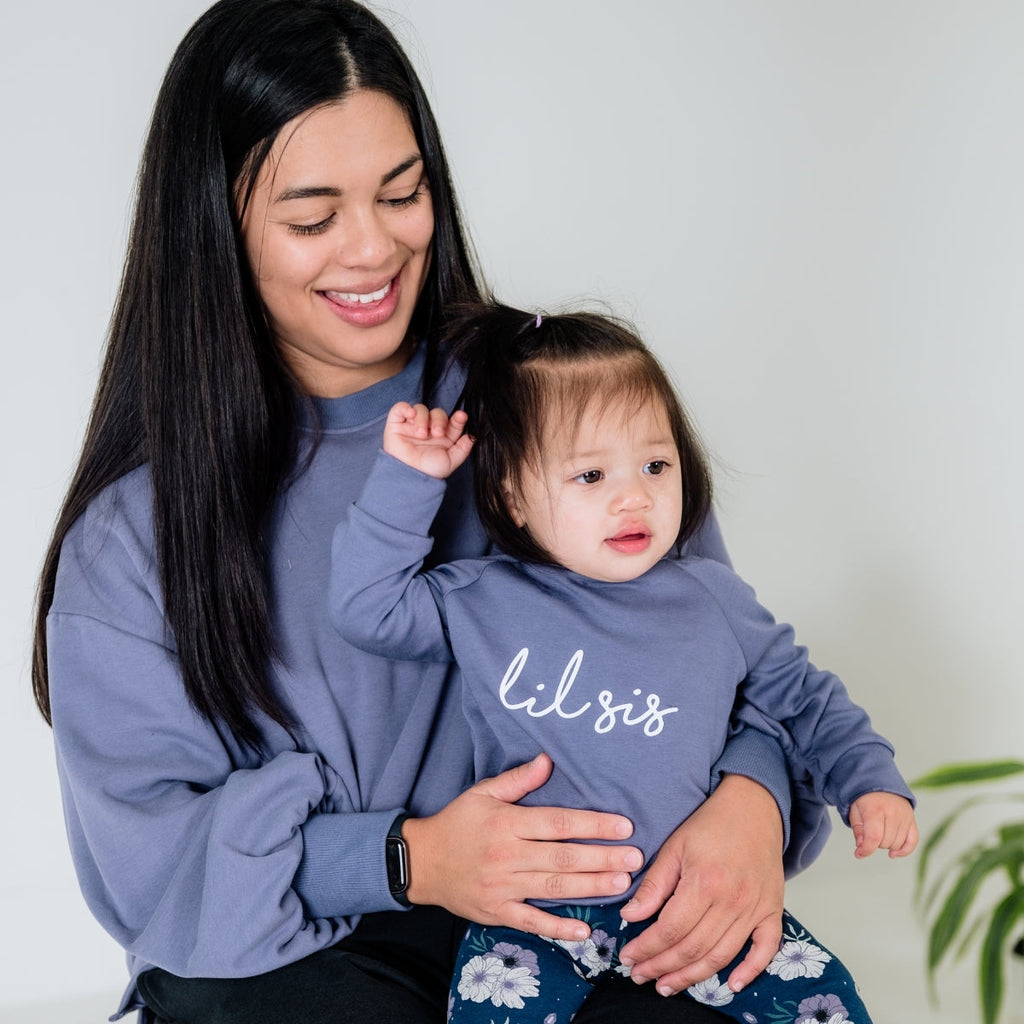 Ladies Bamboo Fleece Cropped Pullover