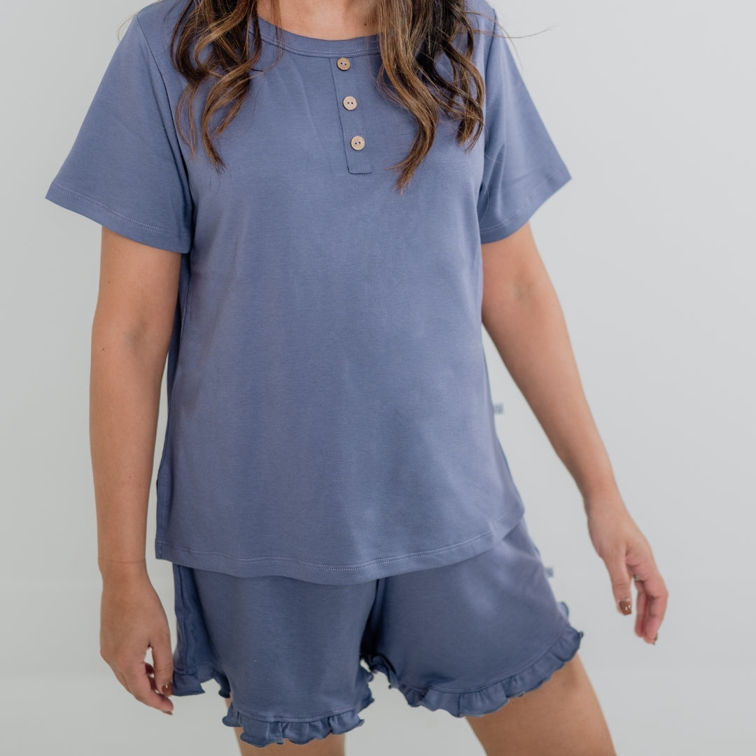Ladies' Bamboo 2-Piece Short Sleeve Lounge Set — Last Call