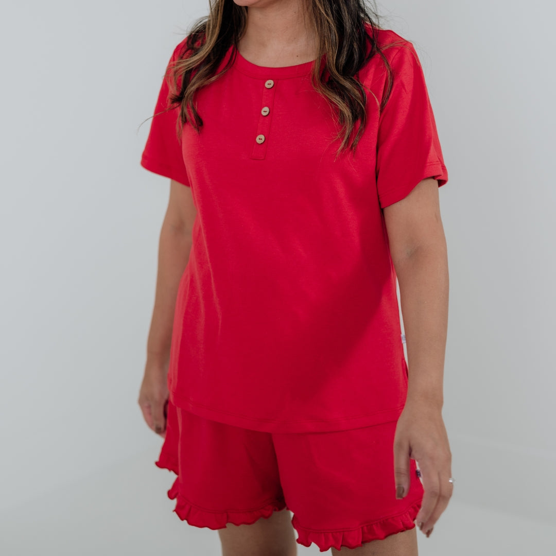 Ladies' Bamboo 2-Piece Short Sleeve Lounge Set — Last Call