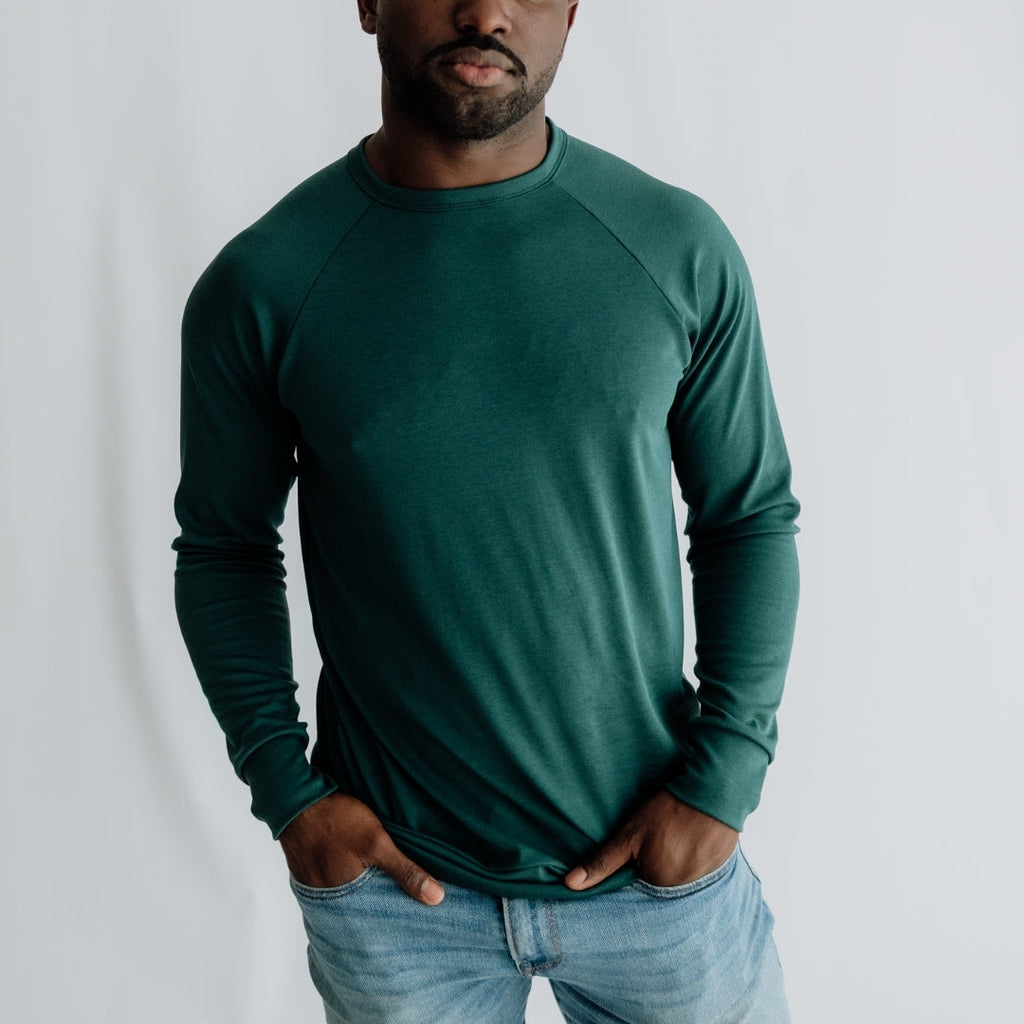 Adult Unisex Bamboo Raglan Pullover