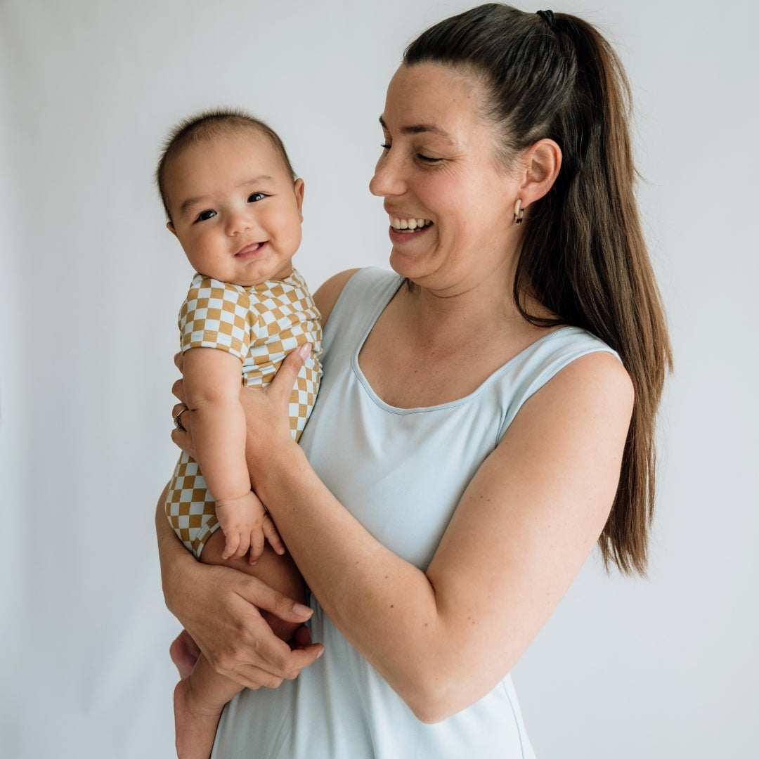 Ladies' Bamboo Square Neck Midi Dress — Last Call