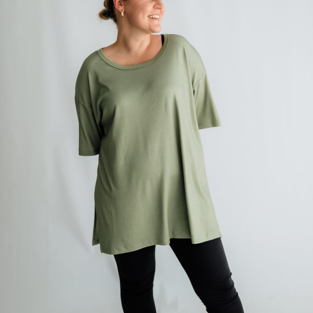 Ladies Bamboo Oversized T-shirt