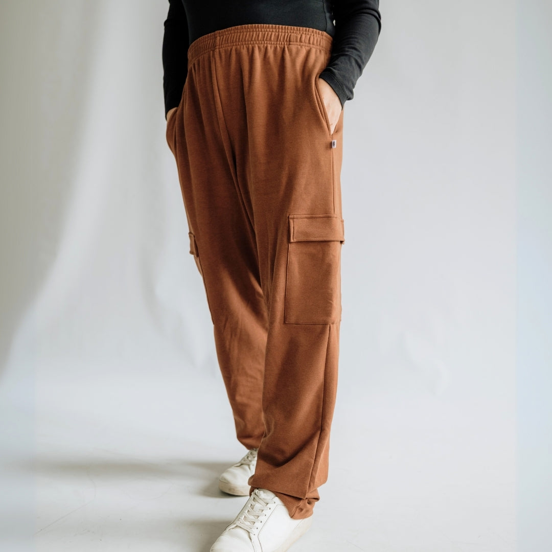 Ladies' Bamboo Fleece Cargo Pants — Last Call