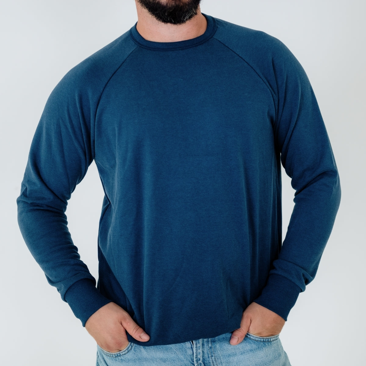 Adult Unisex Bamboo Fleece Raglan Pullover