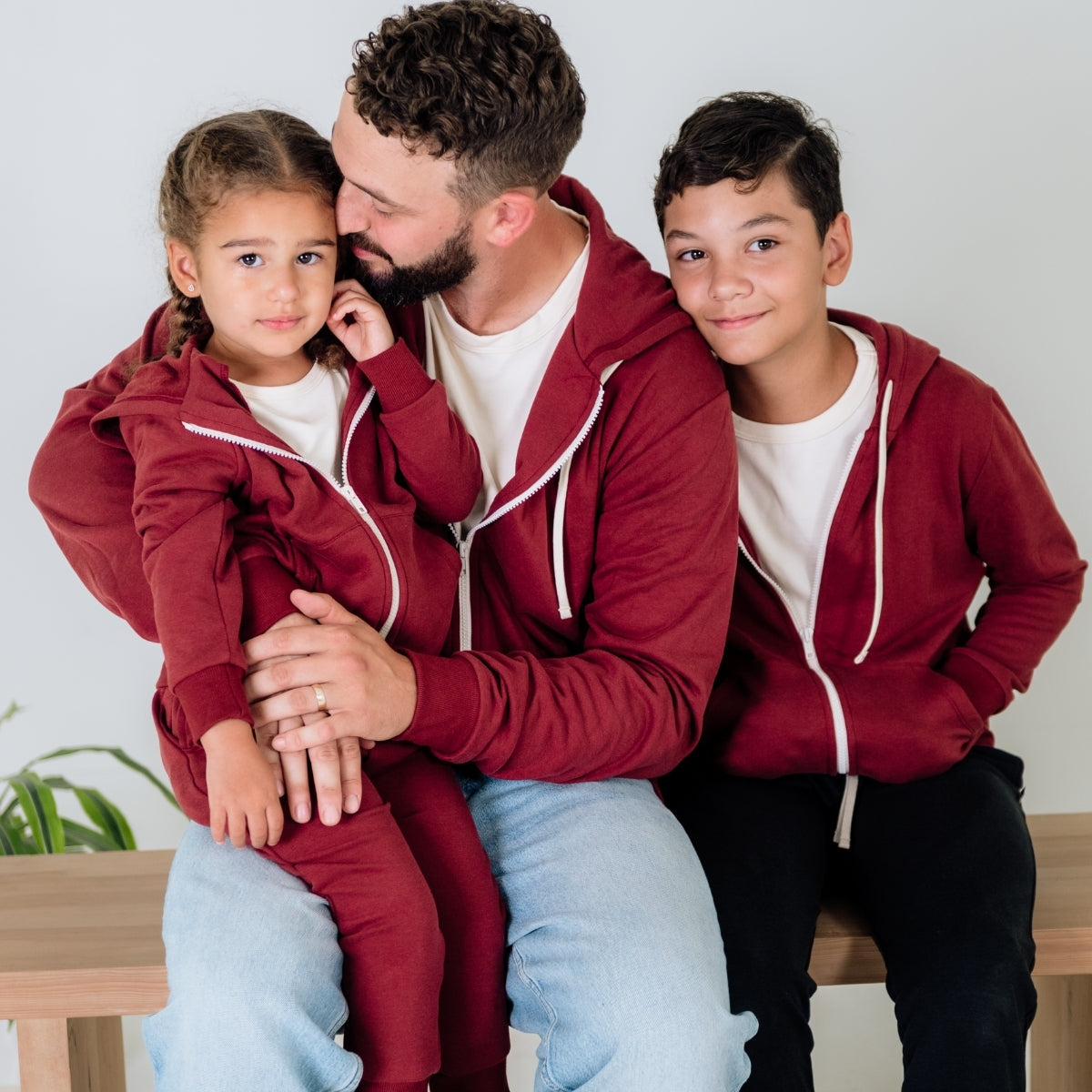 Adult Unisex Bamboo Fleece Zip-Up Hoodie