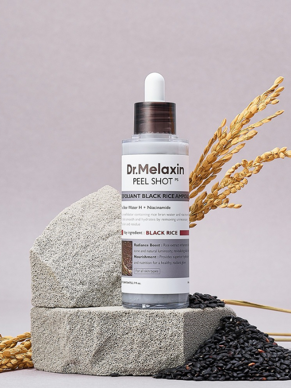 Dr.Melaxin Peel Shot Exfoliating Black Rice Ampoule 80ml