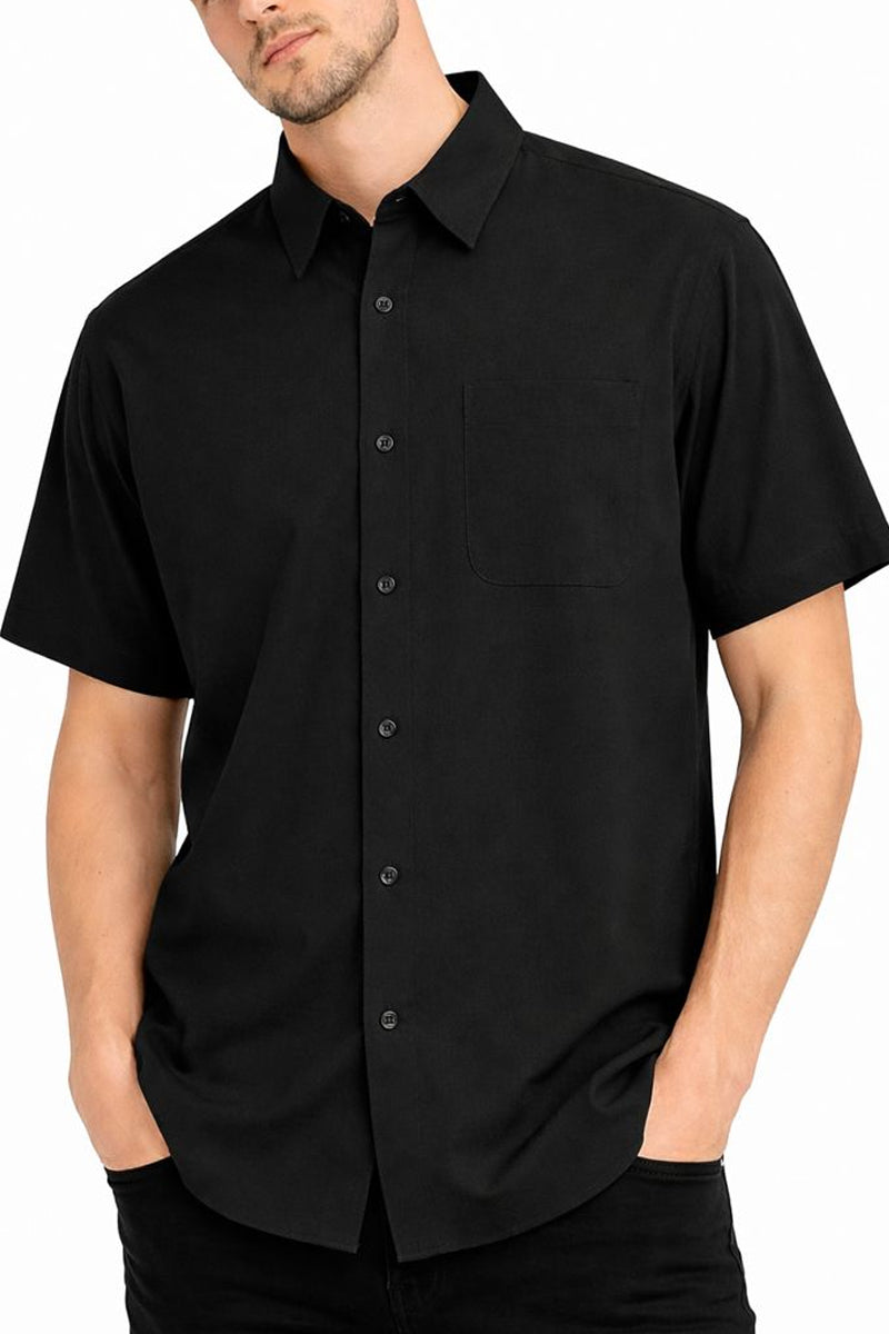 Melange Short Sleeve Shirt-8
