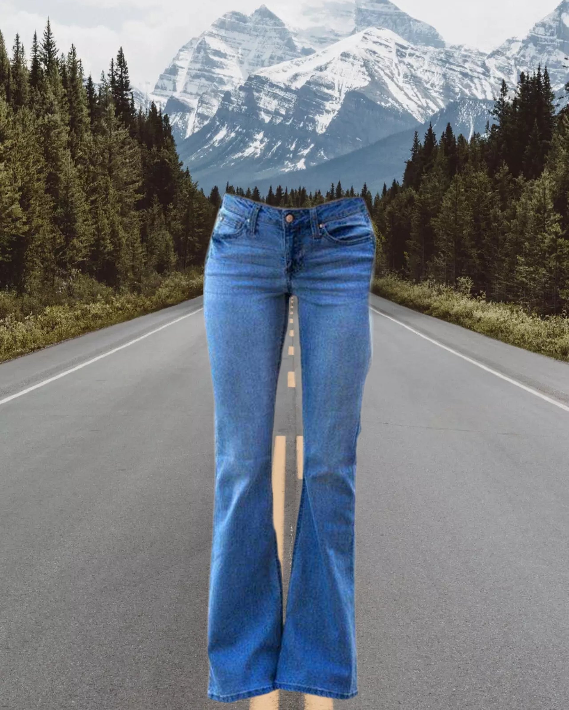 DON JOHN Handmade Jeans Boot Cut Women's-3