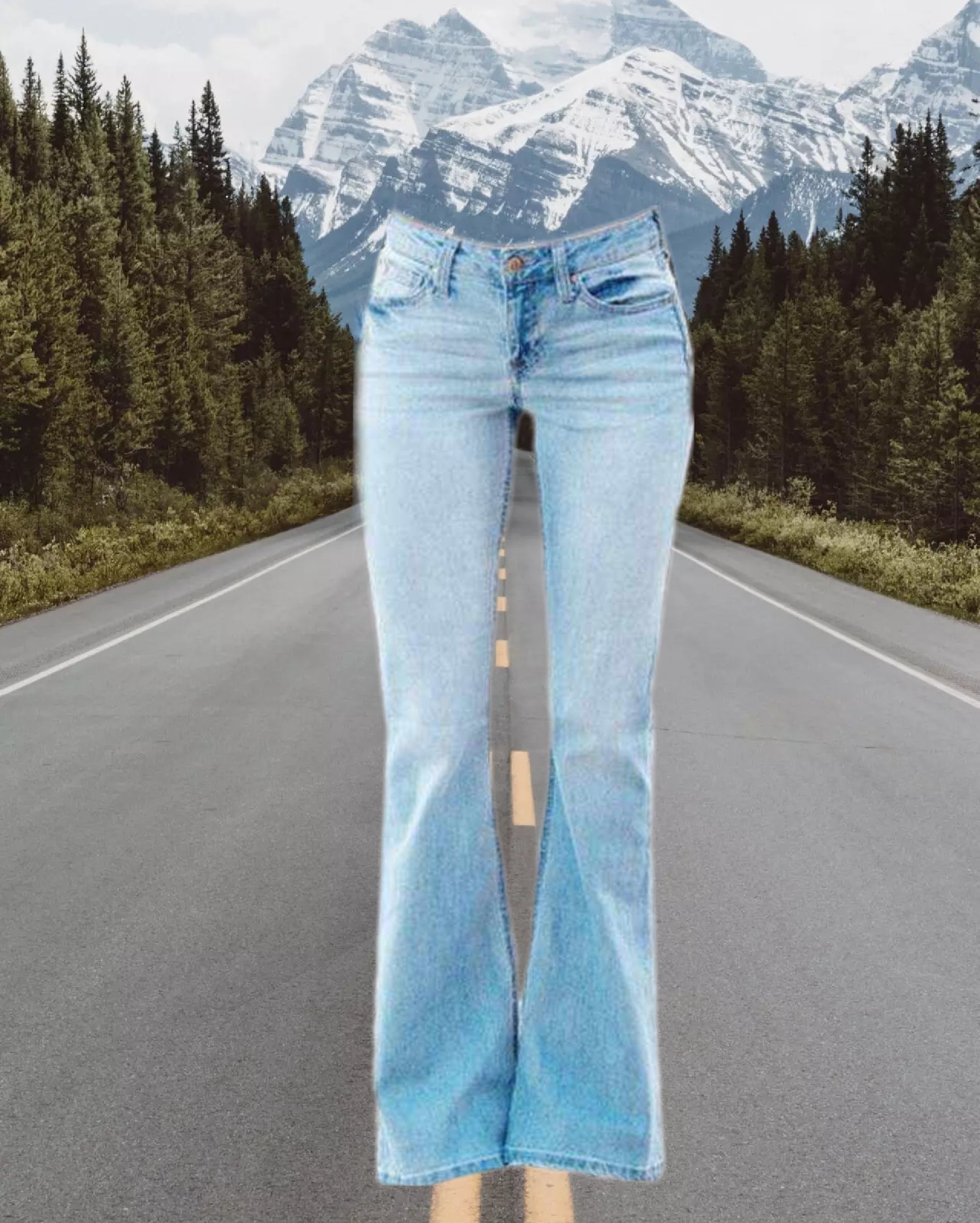 DON JOHN Handmade Jeans Boot Cut Women's-5