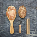 All-in-one Bamboo Hair Brush Set