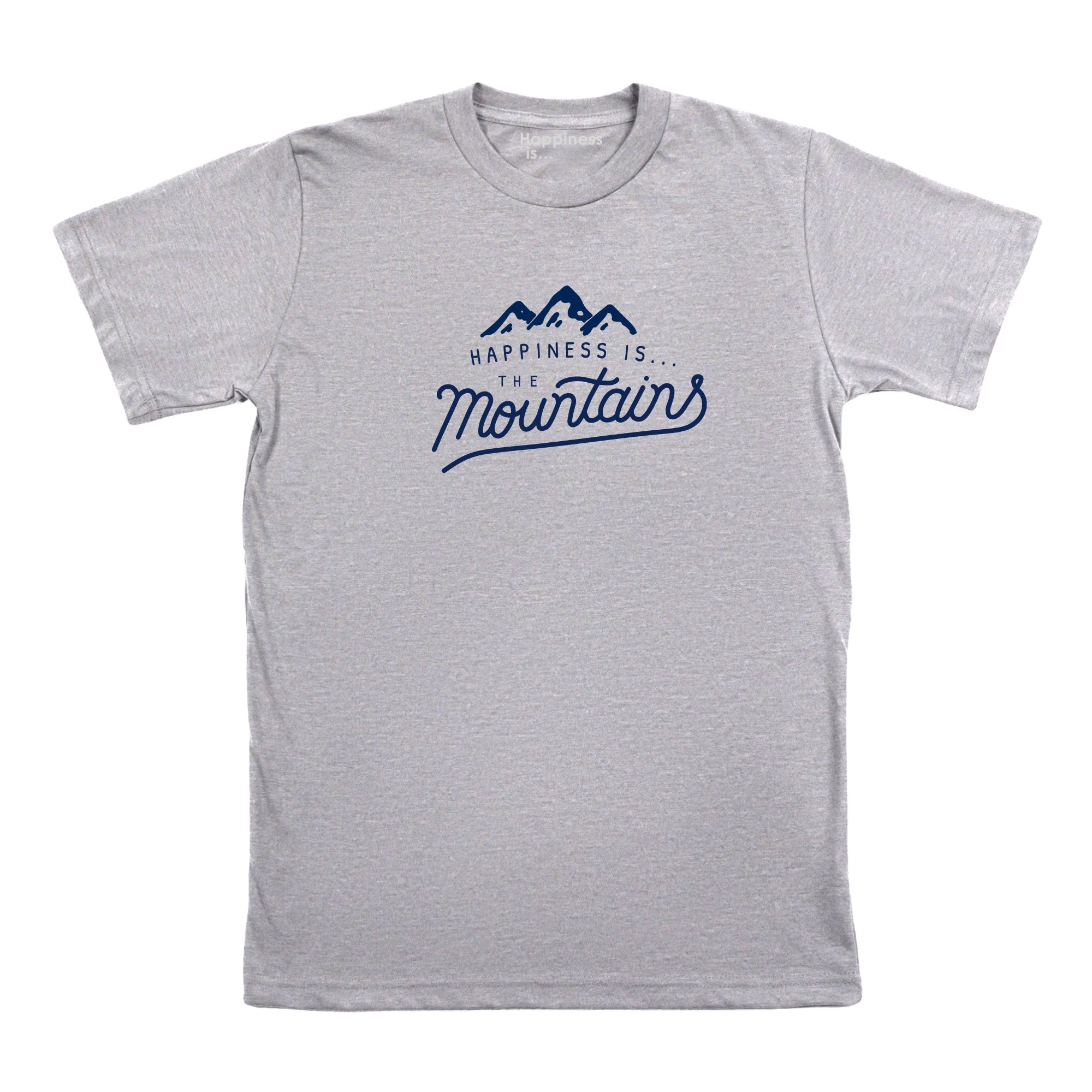 Men's Mountains T-shirt, Heather Grey