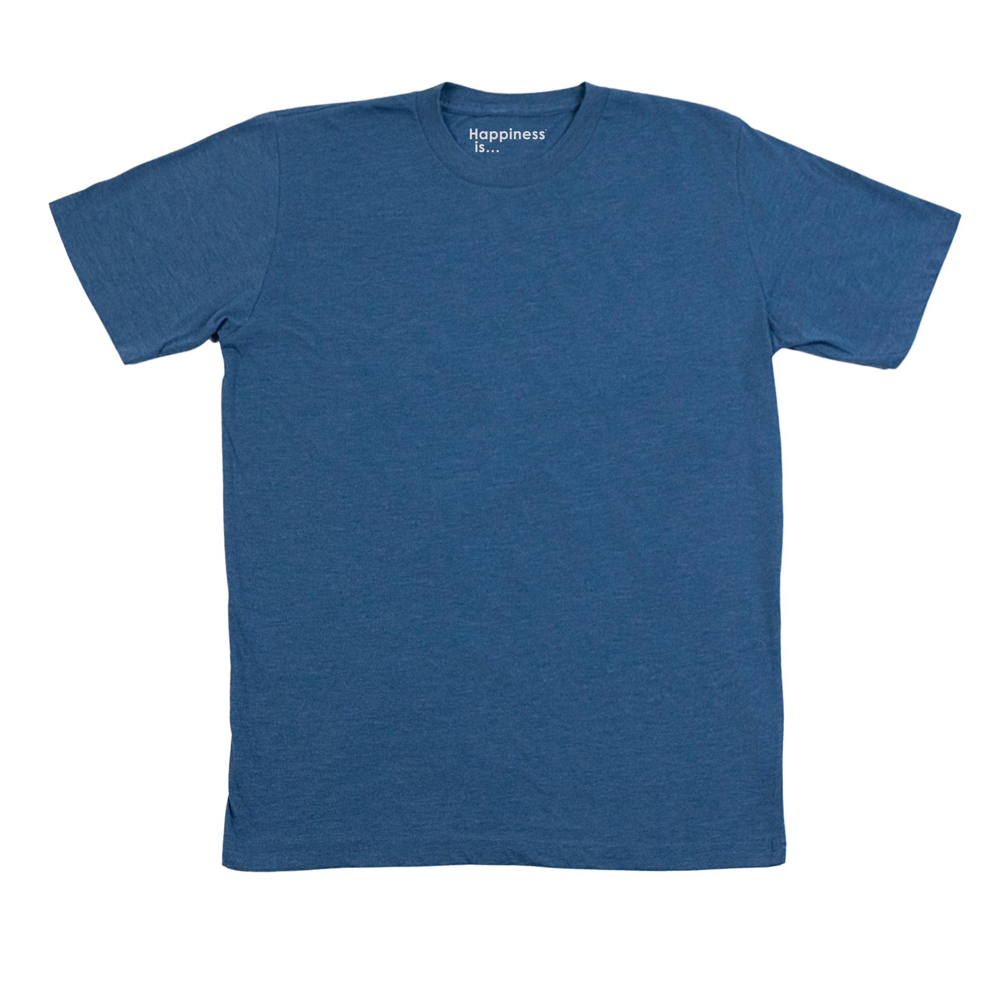 Men's Plain T-shirt, Heather Royal Blue