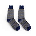Nordic Socks Merino Wool in PERFORM™ (Torsten - Midnight) - Large-0