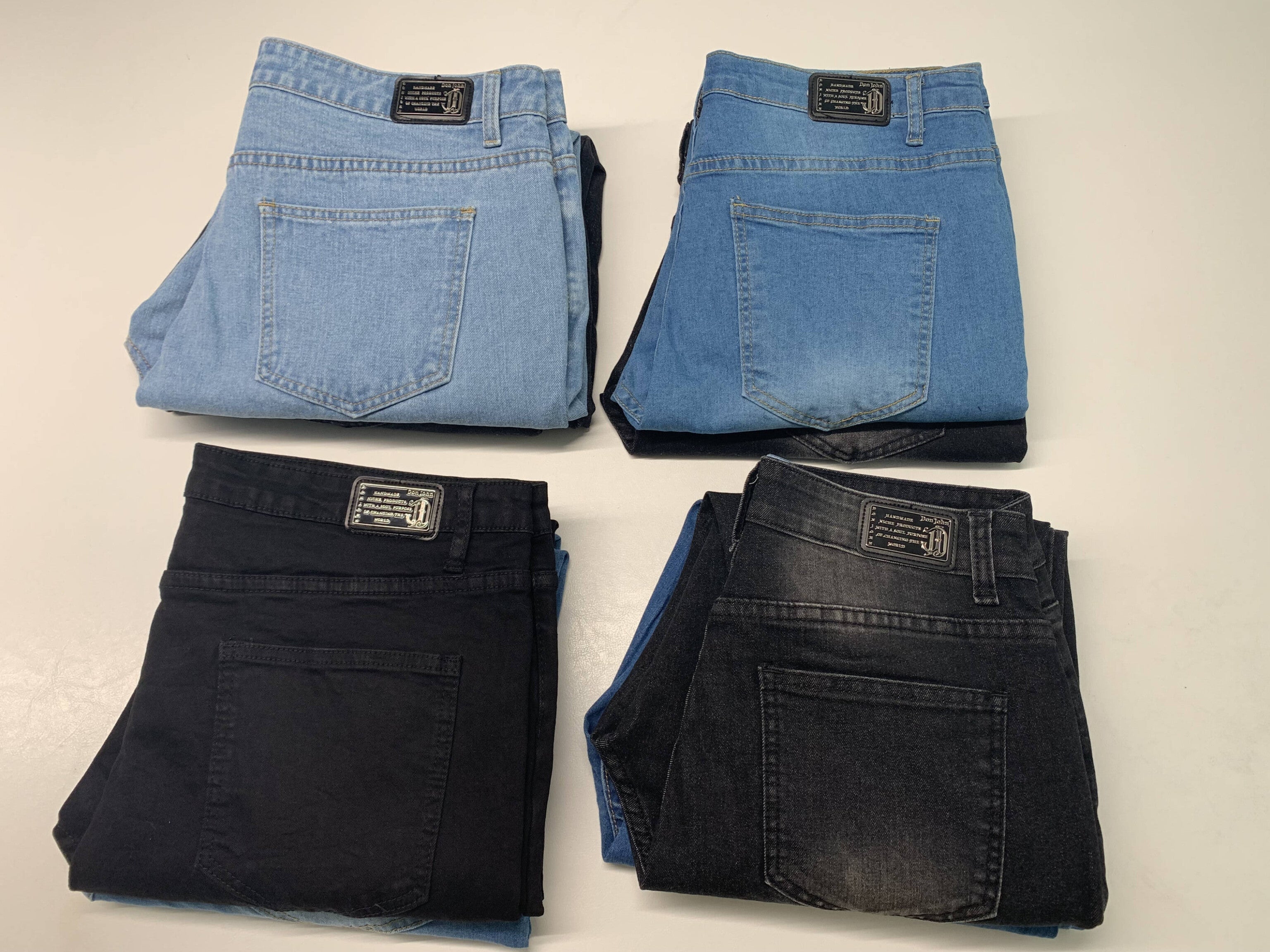 DON JOHN Handmade Jeans Several Colors & Styles Men's-5