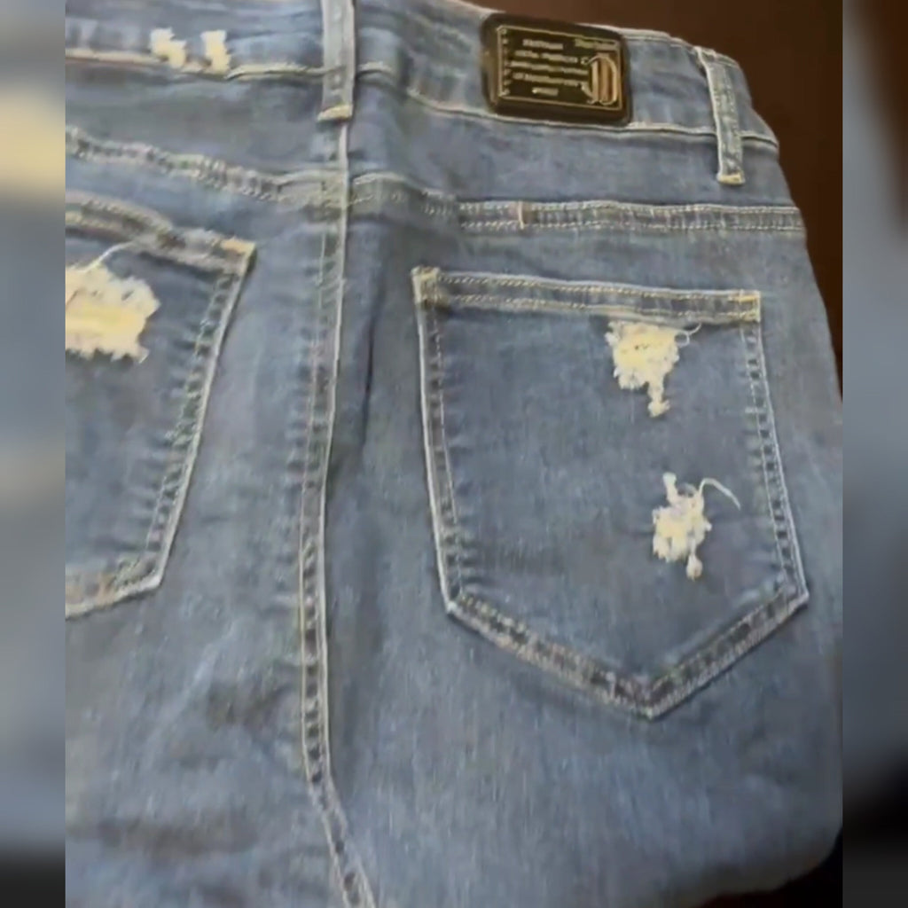 DON JOHN Jean Skirts Handmade Women's-4