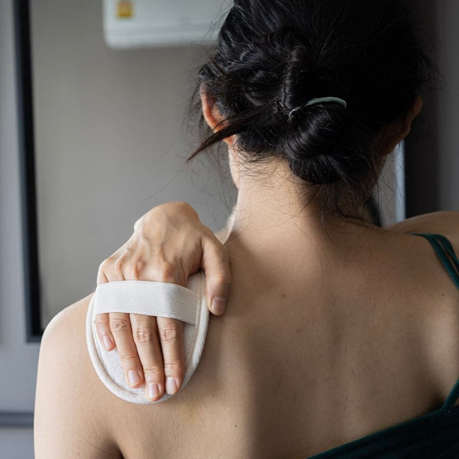 Large Loofah Shower Pad