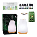 Pursonic Essential Oils Wellness Bundle – Includes Lava Stone Bracelet, 2-in-1 USB Diffuser, and 6-Pack of 100% Pure Aromatherapy Oils