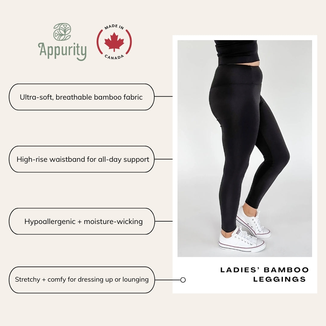 Ladies Bamboo Leggings