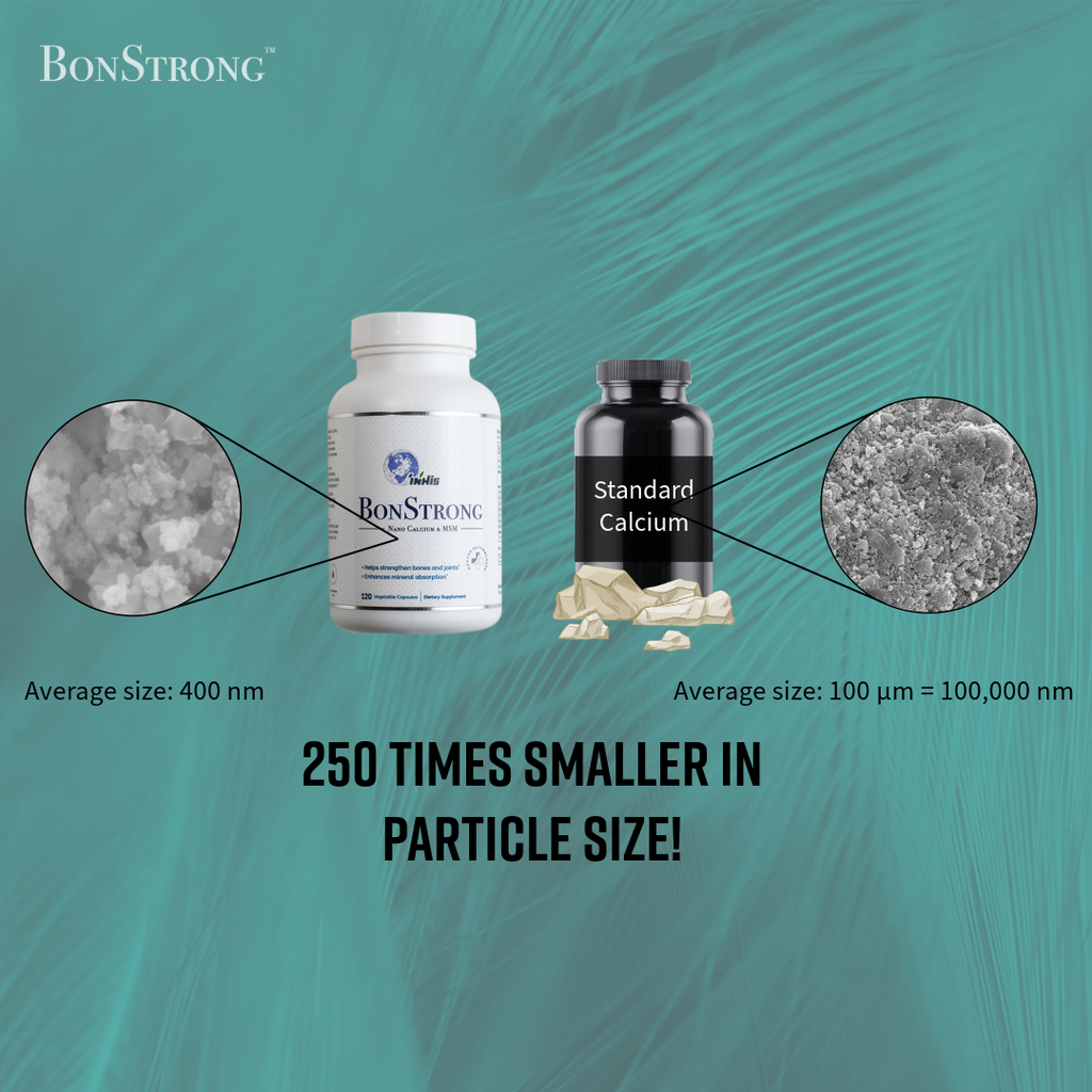 BonStrong Nano Calcium Magnesium & MSM Supplements