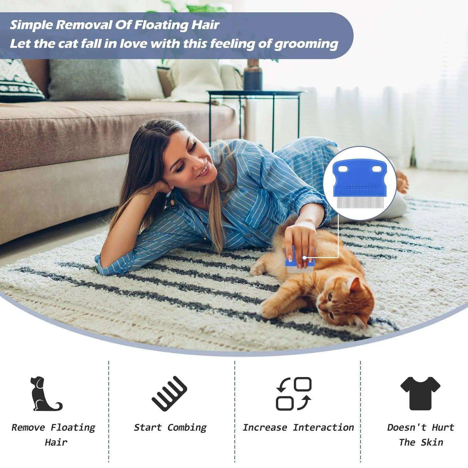 Pet Care Flea Removal Comb-3