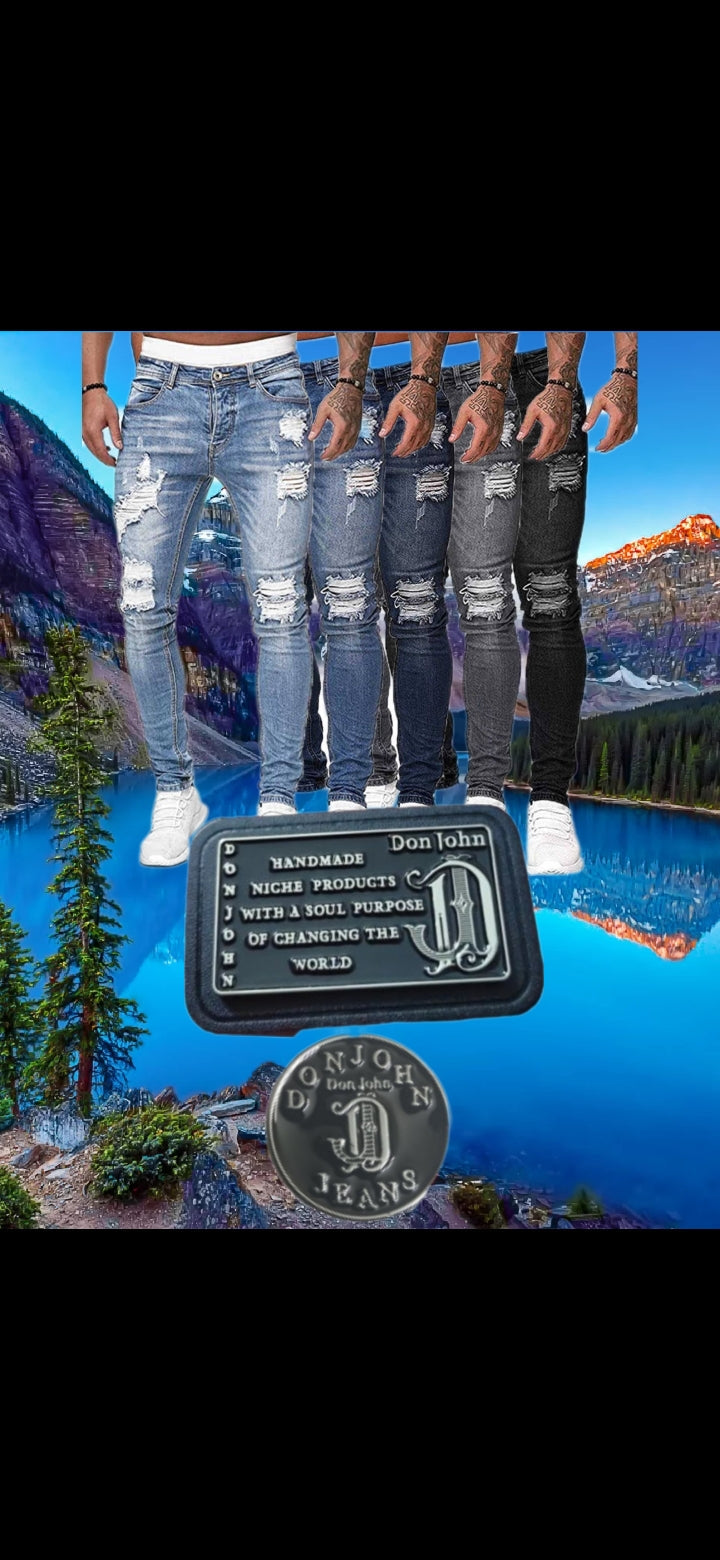 DON JOHN Handmade Jeans Several Colors & Styles Men's-2