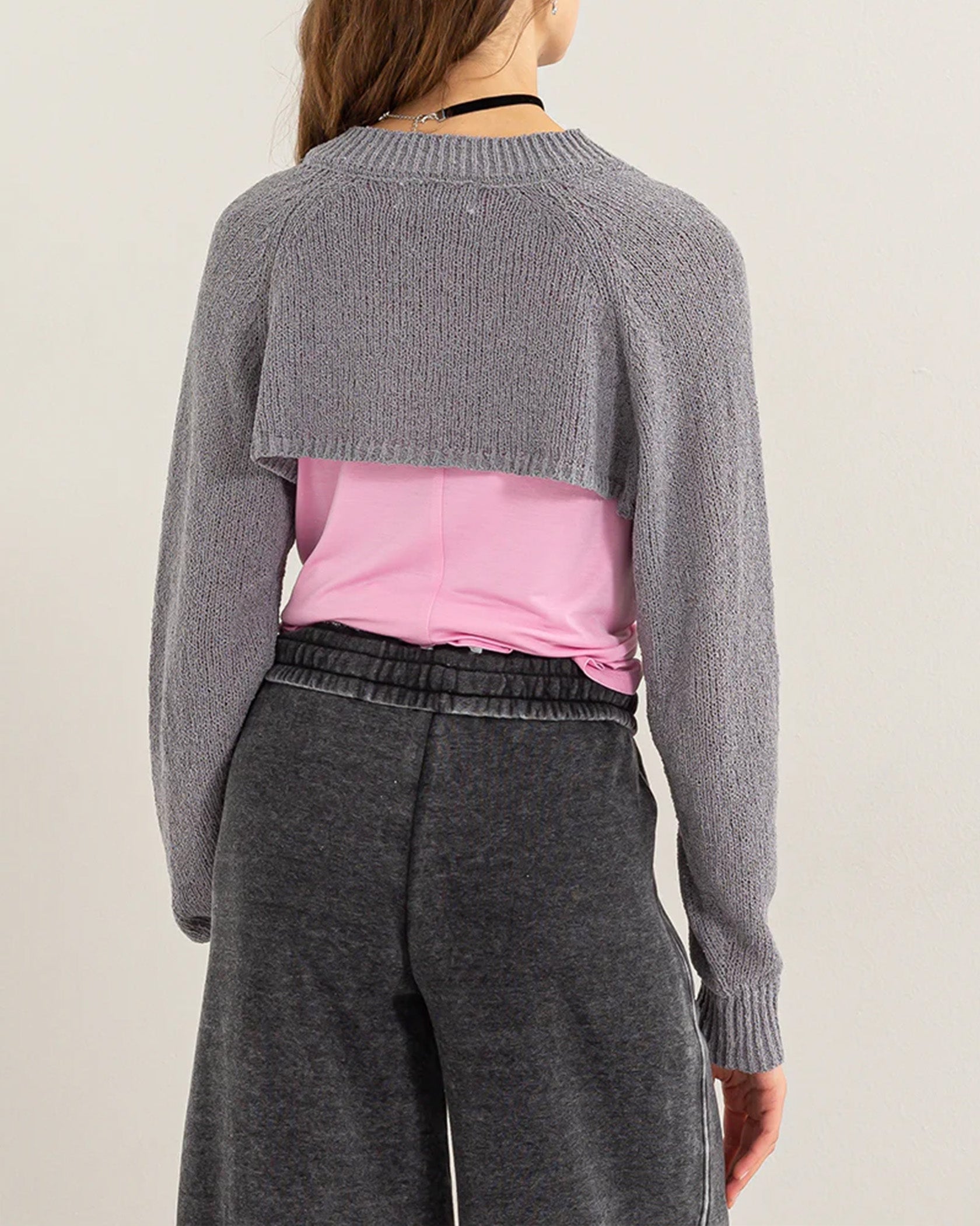 SUMMER ESSENTIAL LONG SLEEVE KNIT BOLERO-1