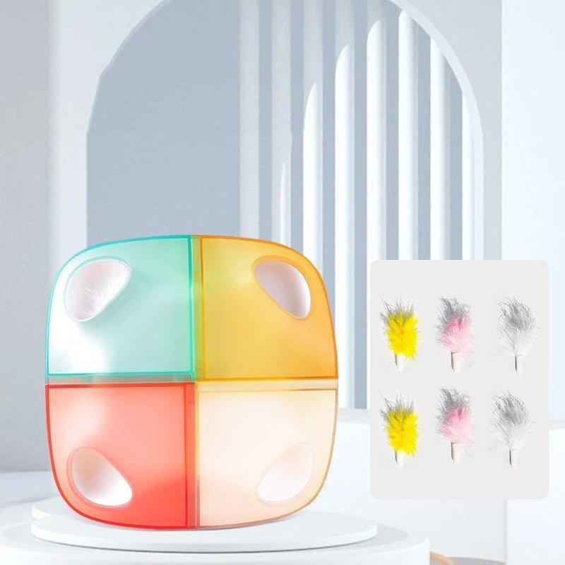 Automatic Teasing Cat Feather Electric Rechargeable Pets Toy Pet Products-2