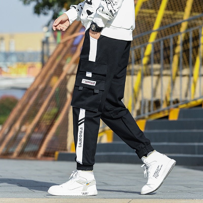 Big Pocket Men's Cargo Pants Streetwear Leisure Hip Hop Jogging Pants Male High Quality New Sweatpants Pants Mens Trousers-1