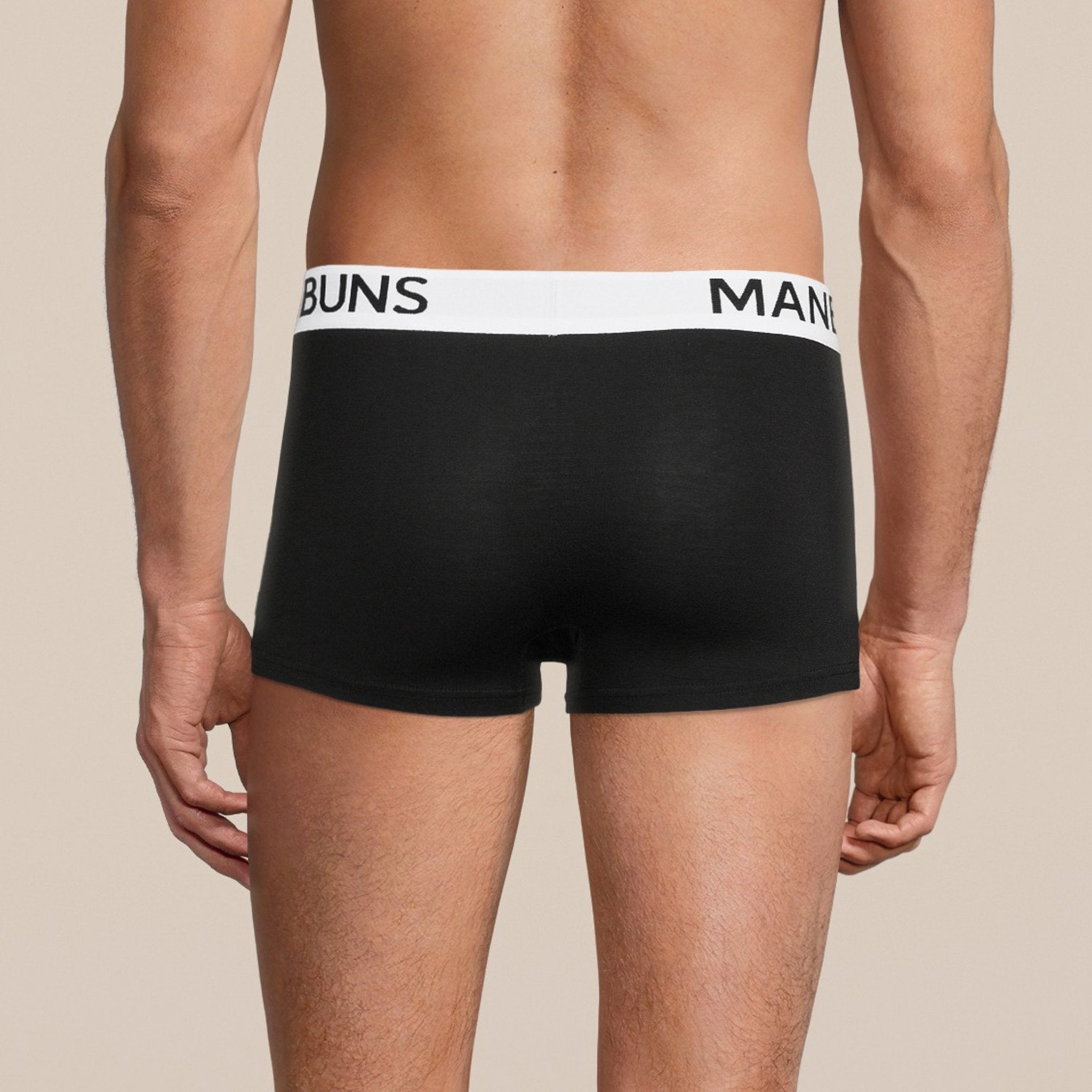 Men's Classic Black Boxer Trunk Underwear-2