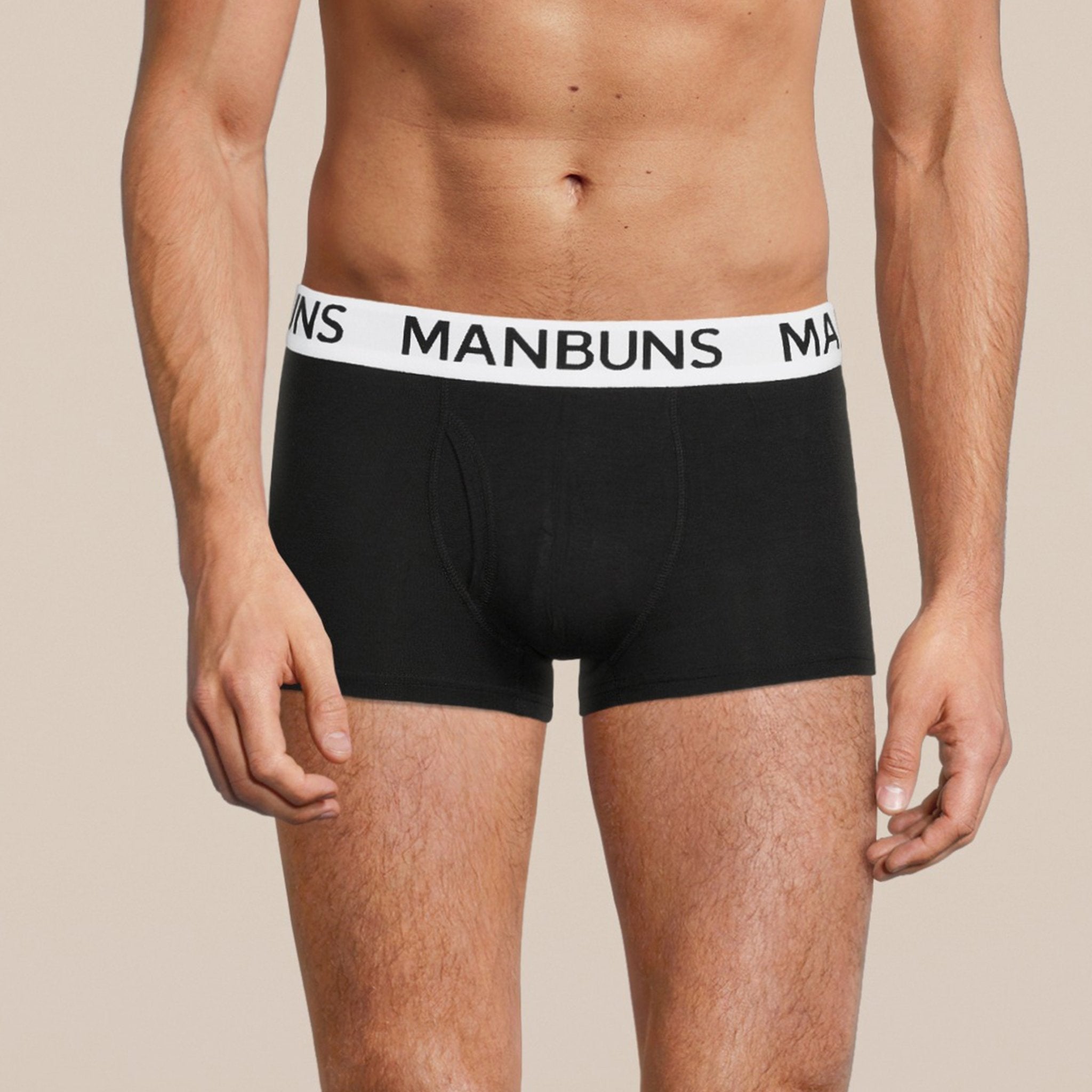 Men's Classic Black Boxer Trunk Underwear-0