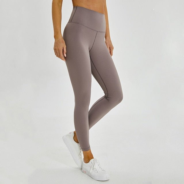 Classical 2.0Versions Soft Naked-Feel Athletic Fitness Leggings Women Stretchy High Waist Gym Sport Tights Yoga Pants lulu-1