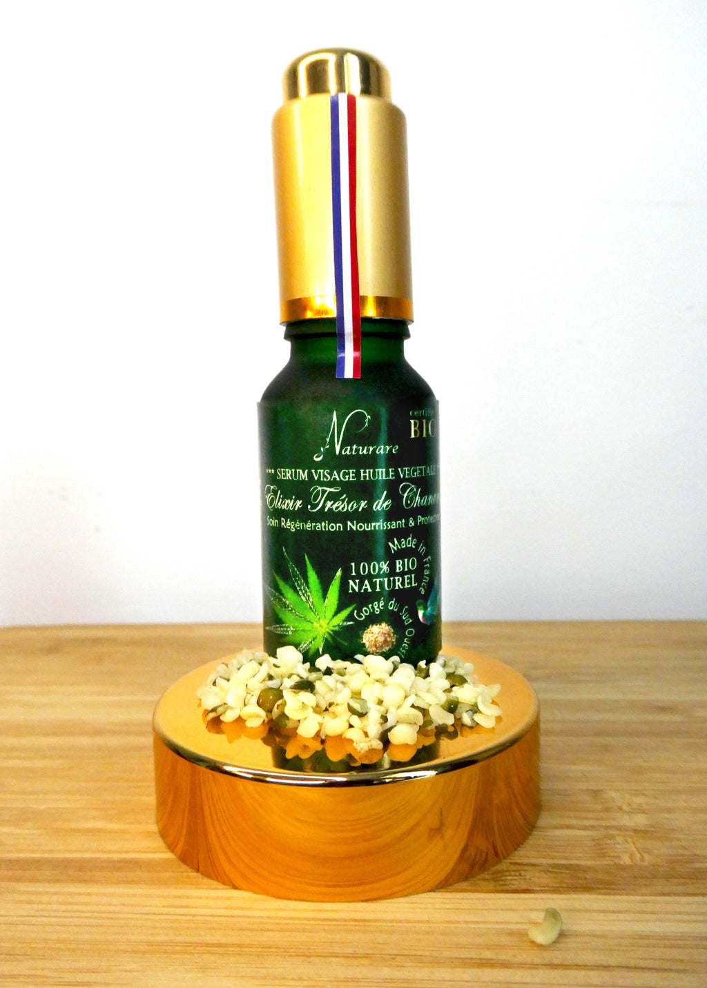 ORGANIC HEMP TREASURE ELIXIR - Vegetable Oil Serum, Food Supplements