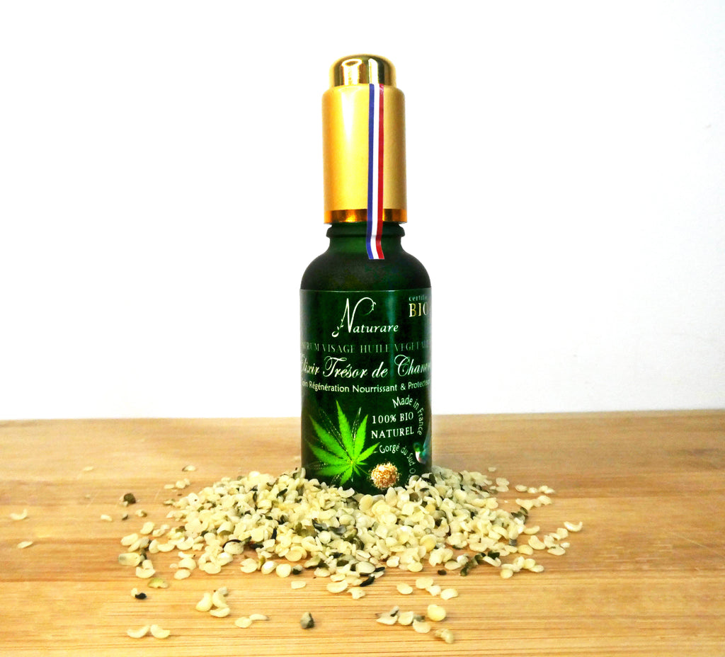 ORGANIC HEMP TREASURE ELIXIR - Vegetable Oil Serum, Food Supplements