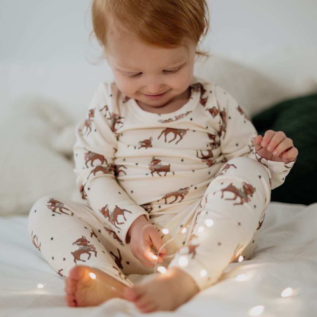 Youth Bamboo 2-Piece Long-Sleeve Lounge Set