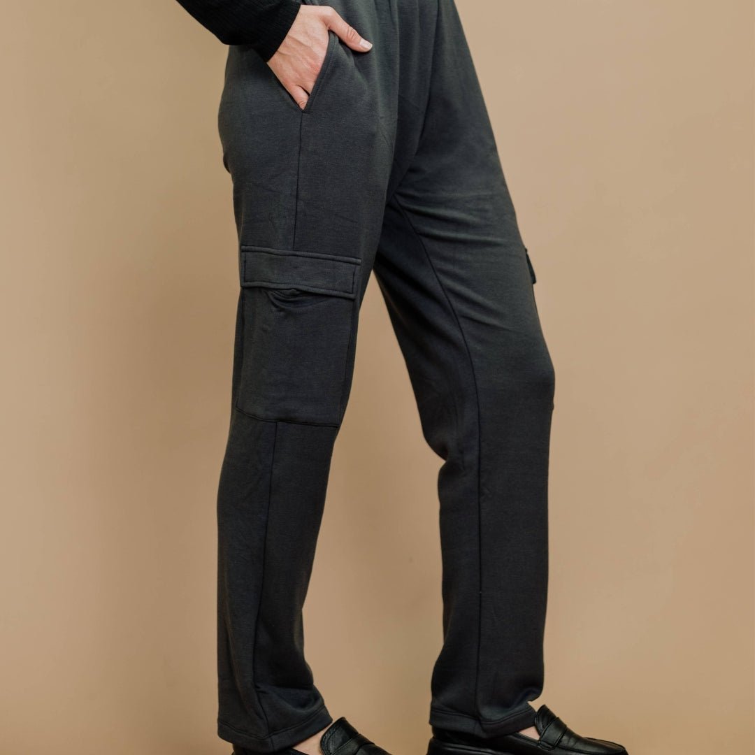 Ladies' Bamboo Fleece Cargo Pants — Last Call