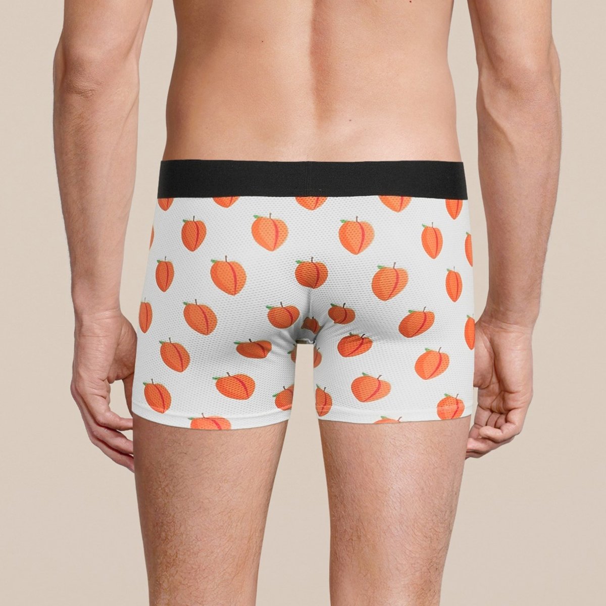 Men's Peach Boxer Trunk Underwear with Pouch-2