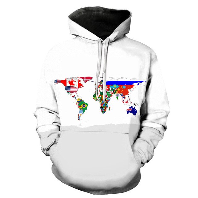 3D Hoodies National flag Canada Hoodies Sweatshirts Fashion Men Women Hoodies Germany/Brazil National flag 3D Hoodie-9