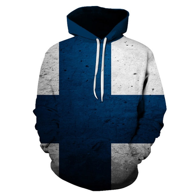 3D Hoodies National flag Canada Hoodies Sweatshirts Fashion Men Women Hoodies Germany/Brazil National flag 3D Hoodie-18