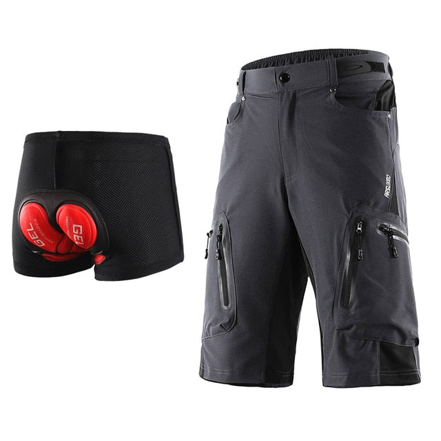Men Outdoor Sports Cycling Shorts MTB Downhill Trousers Mountain Bike Bicycle Shorts Water Resistant Loose Fit-4