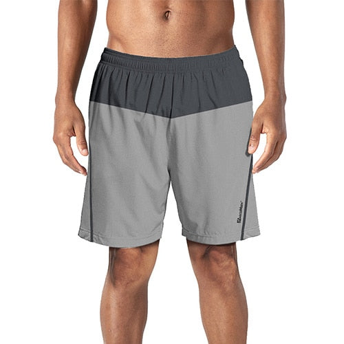 Patchwork Shorts Men Summer Quick Drying Gyms Exercise Shorts Casual Elastic Waist Joggers Walk Beach Shorts Man Hot-1