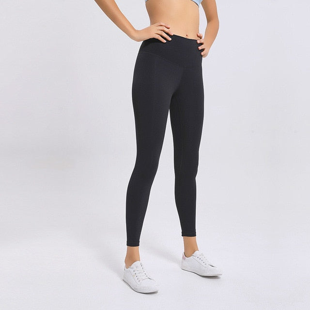 Classical 2.0Versions Soft Naked-Feel Athletic Fitness Leggings Women Stretchy High Waist Gym Sport Tights Yoga Pants lulu-15