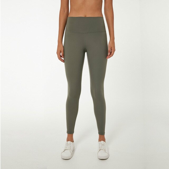 Classical 2.0Versions Soft Naked-Feel Athletic Fitness Leggings Women Stretchy High Waist Gym Sport Tights Yoga Pants lulu-17