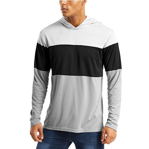 UV Protection T Shirts Men Summer Sun Protection Fitness Workout Long Sleeve Hoodie T-shirts Casual Hike Tshirts Man-2