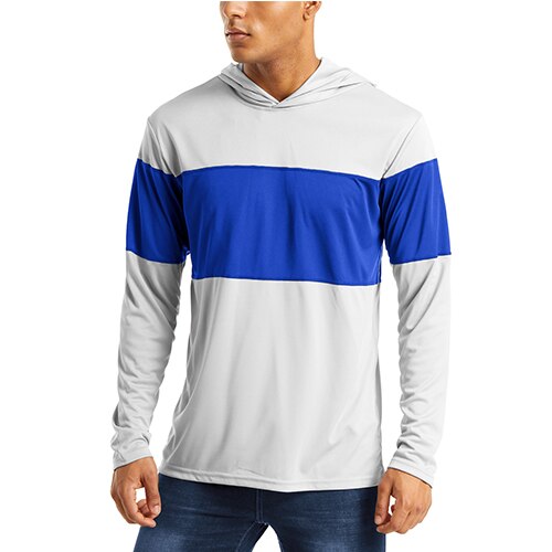 UV Protection T Shirts Men Summer Sun Protection Fitness Workout Long Sleeve Hoodie T-shirts Casual Hike Tshirts Man-7