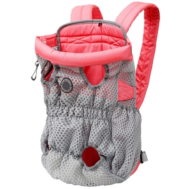 Pet Dog Carrier Backpack Breathable Outdoor Travel Products Bags For Small Medium Dog Cat Chihuahua Pets Mesh Shoulder-5
