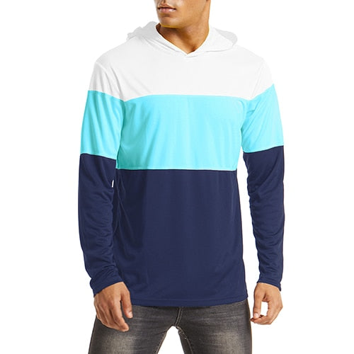 Men's UPF 50+ Sun Protection Hoodie Summer Lightweight Long Sleeve UV Rash Guard Hoodie Fish Workout Hike Sweatershirts-7