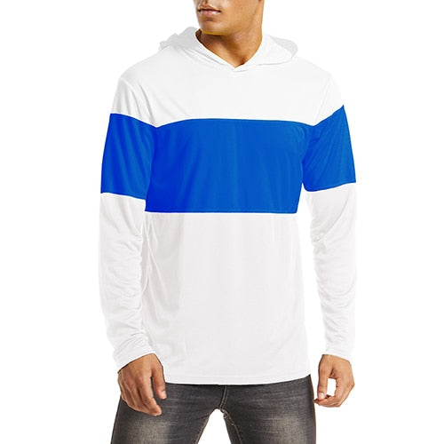 Men's UPF 50+ Sun Protection Hoodie Summer Lightweight Long Sleeve UV Rash Guard Hoodie Fish Workout Hike Sweatershirts-4