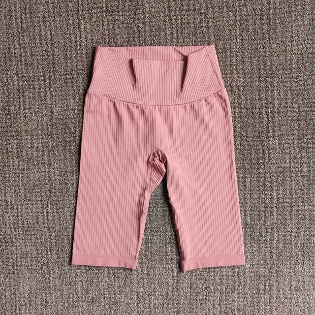 Seamless Fitness Women Yoga Shorts High Waist Workout Shorts Hip Push Up Yoga Running Shorts Sport Gym Leggings-13