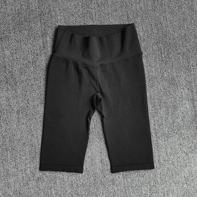 Seamless Fitness Women Yoga Shorts High Waist Workout Shorts Hip Push Up Yoga Running Shorts Sport Gym Leggings-6